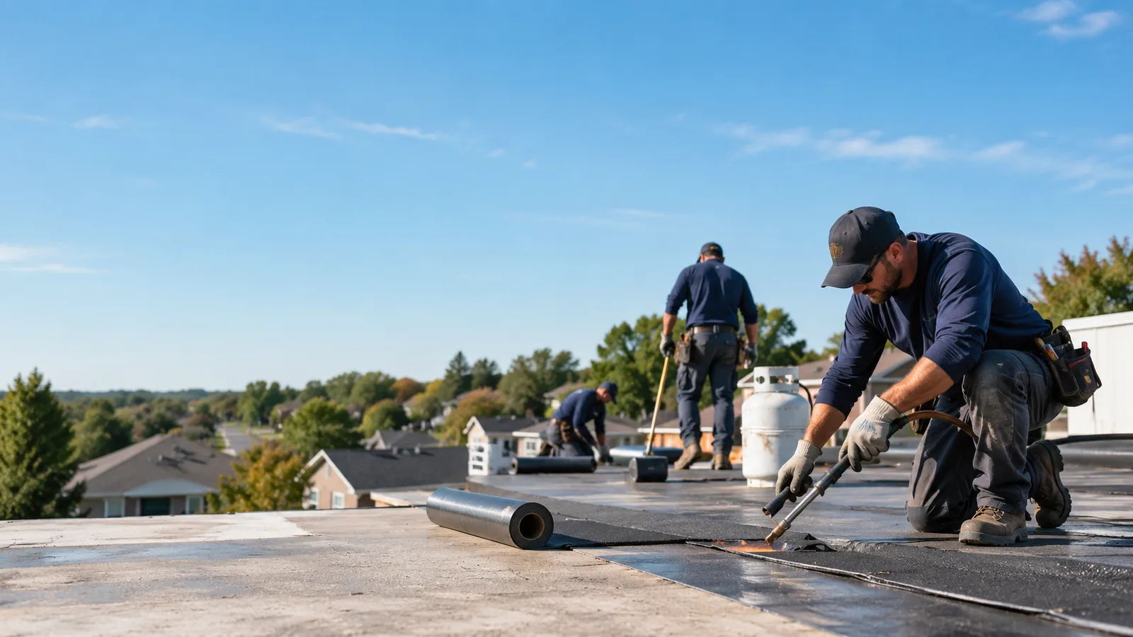 Flat Roof Leak Repair providers in Holcomb, KS